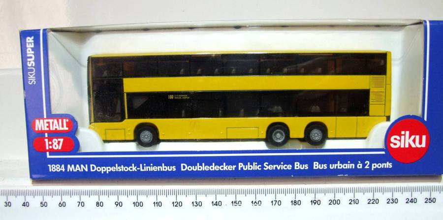 SIKU HO: Highly Detailed Passenger Double Deck Bus in Like New Boxed Condition.