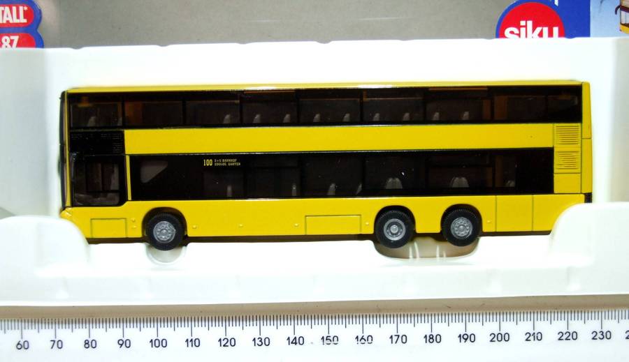 SIKU HO: Highly Detailed Passenger Double Deck Bus in Like New Boxed Condition.
