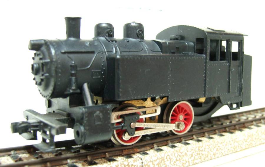 LIMA HO: Unmarked  European Style Tank Locomotive in Fair, Un-boxed and Used Condition(Italy)