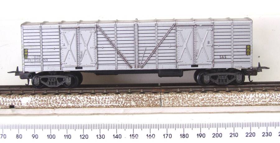 LIMA HO: SAR Silver OZ Wagon in Good Un-Boxed, Used Condition (Italy)