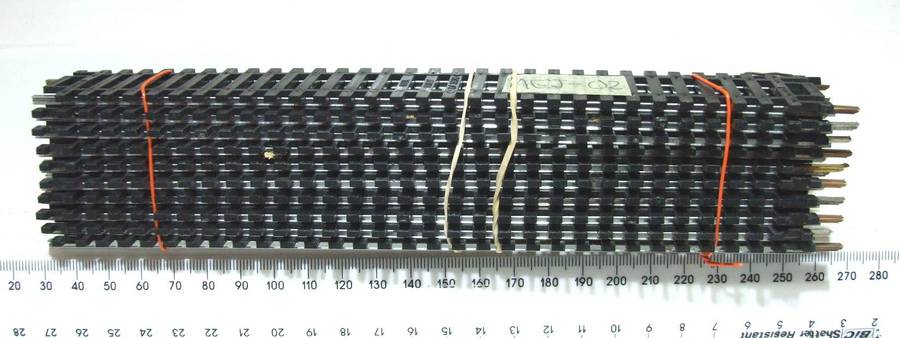 LIMA HO: 8pc Curved(393030) 10pc Strait(393020) Steel Track in Good Used un-boxed condition.(Italy))
