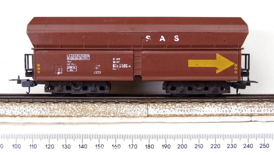 LIMA HO: SAR CCR High Capacity Coal Hopper in Good Un-boxed, Used condition (Italy)
