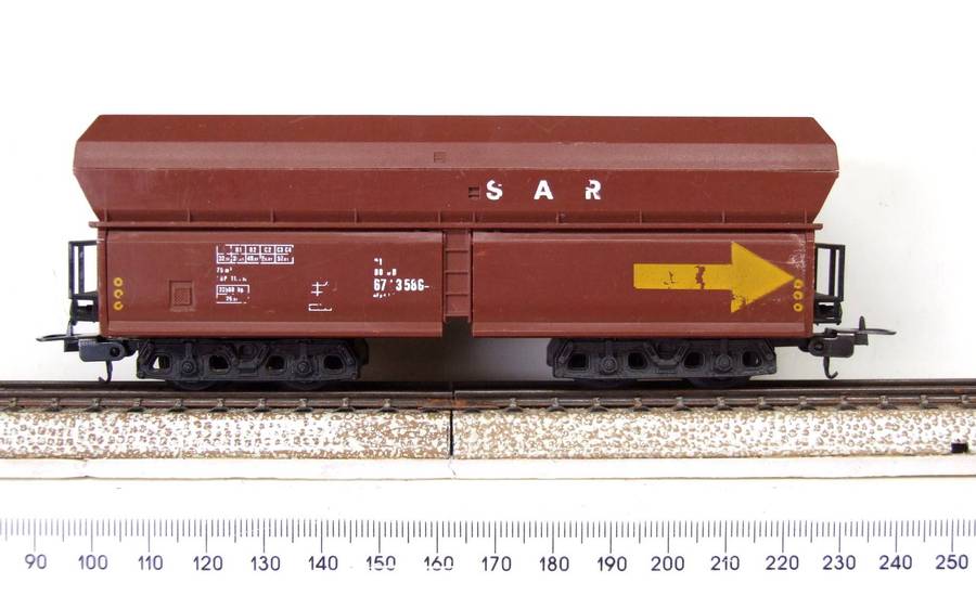 LIMA HO: SAR CCR High Capacity Coal Hopper in Good Un-boxed, Used condition (Italy)
