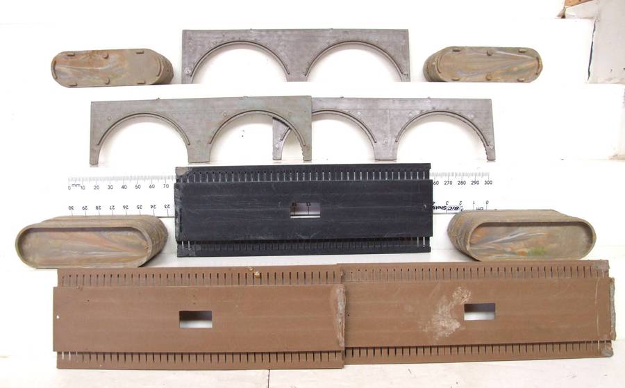 SCENERY HO: REDUCED TO GO: On Auction are these Plastic Bridge Parts in Fair Used Condition.