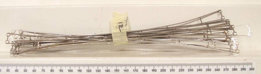 MARKLIN HO:  On Auction are these 12pc Overhead Centenary Wires in Good Used Condition.(GR)