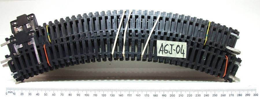LIMA HO: 15x Curved(403017) Steel Track in Good Used un-boxed condition.(Italy))