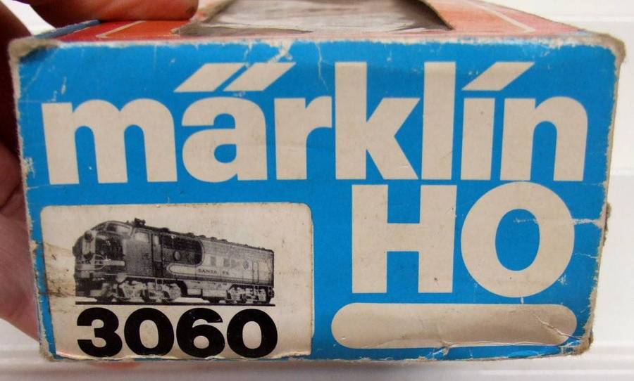MARKLIN HO: Vintage "Santa Fe" EMD F7-A Diesel Locomotive in Good Boxed condition (Germany)