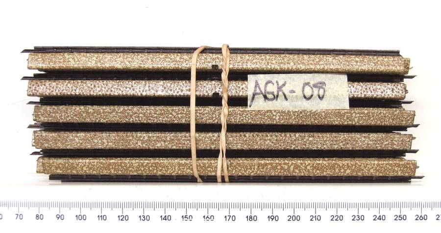 MARKLIN-M HO: 10x 3-Rail Strait(51061/1) Steel Track in Good Used un-boxed condition.(W-GR)