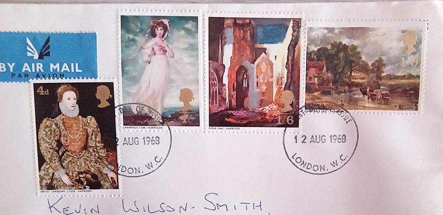 England 1968 Addressed FDC British Paintings.