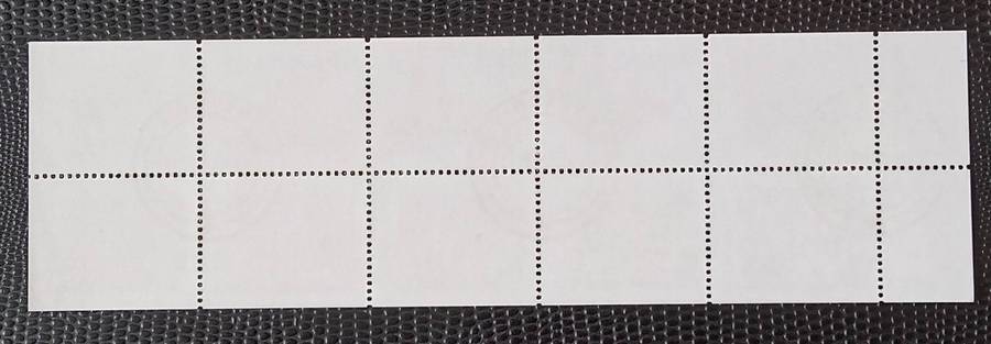 1997 R.S.A. 'Thulumela' Advertising strip on the big 5 Airmail postcard stamps used Stamps Used.