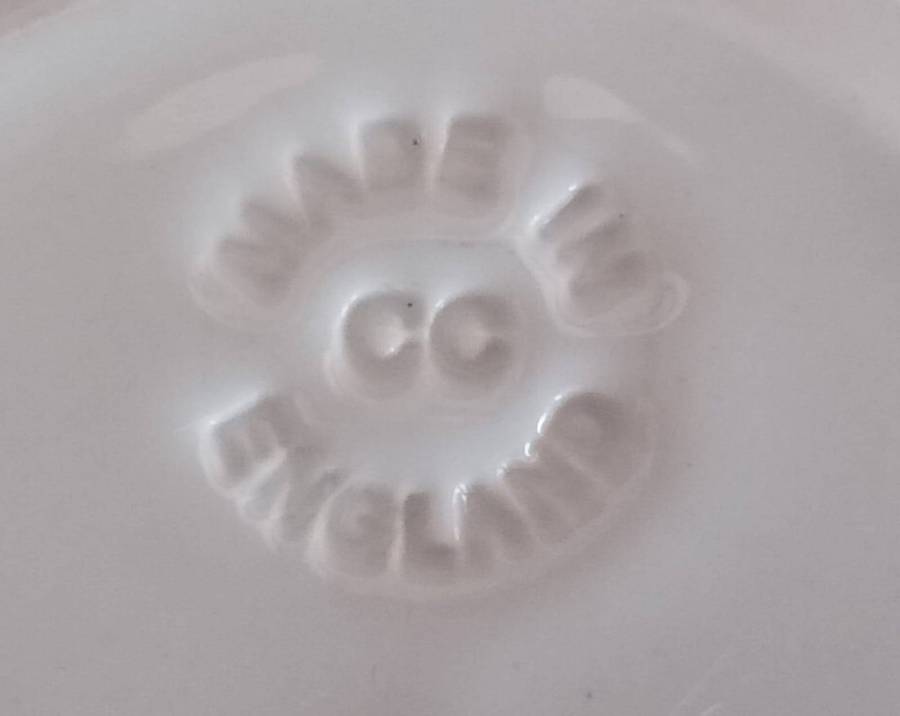 Churchill Saucers, Blue and White in old willow pattern