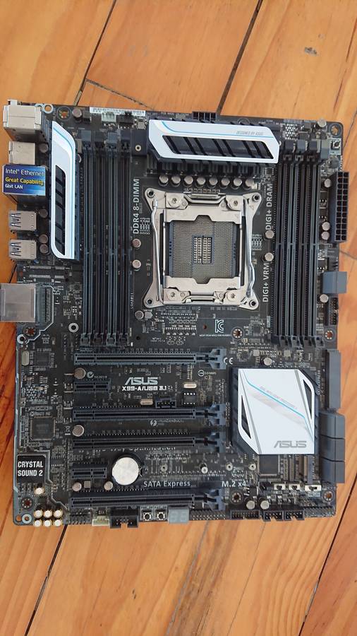Broken ASUS X99A  USB 3.1 LGA 2011 v3 Motherboard