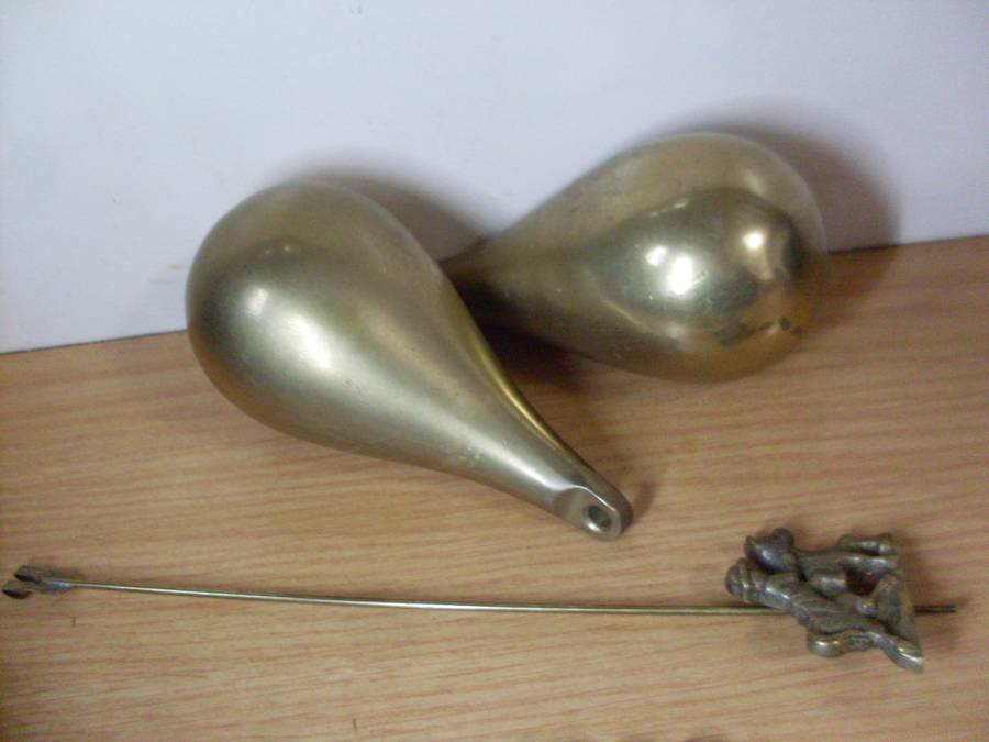 DUTCH ZAANSE  BRASS WALL CLOCK...WORKING....