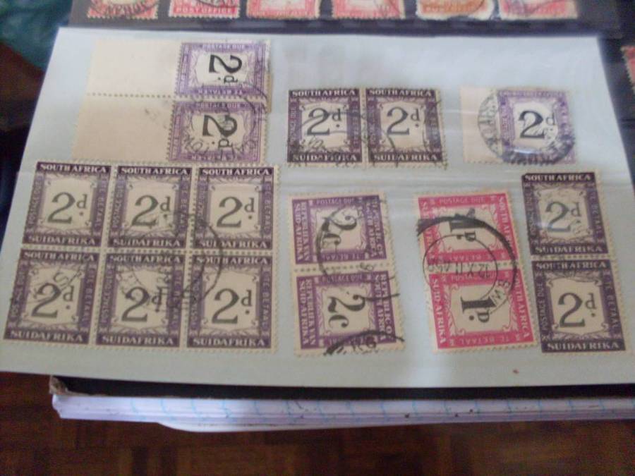 + - 75 POSTAGE DUE POSTAGE STAMPS...SA .....UNION OF SA....TRANSVAAL