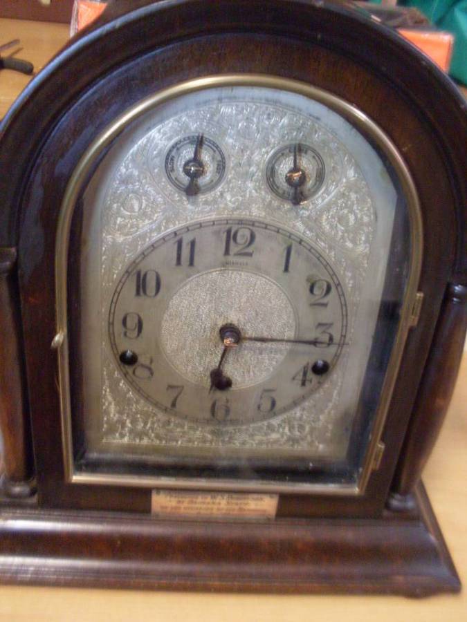 UNUSUAL GERMAN KIENZLE MANTLE CLOCK.... PLEASE SEE DESCRIPTION