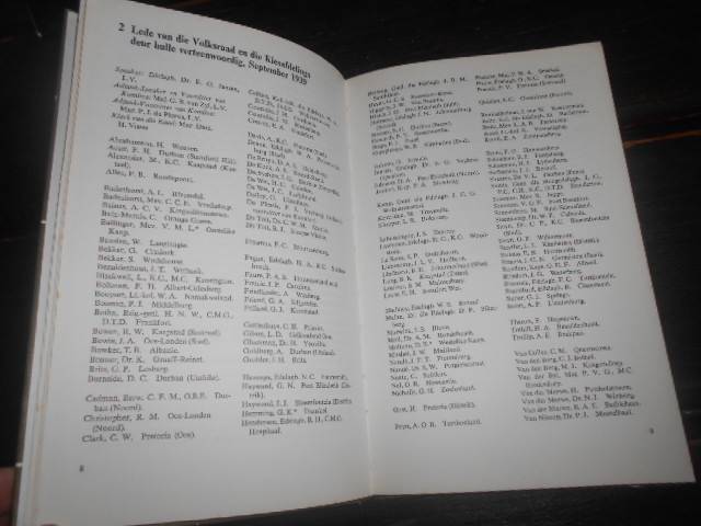 Oorlogsverklaring 1939: Drama Volksraad - Dr. Dian Joubert Brandpunte 3  - 1972