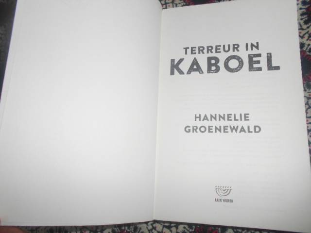 Terreur in KABOEL -  Hannelie Groenewald -  LUX VERBI sagteband 2017 1ste ed