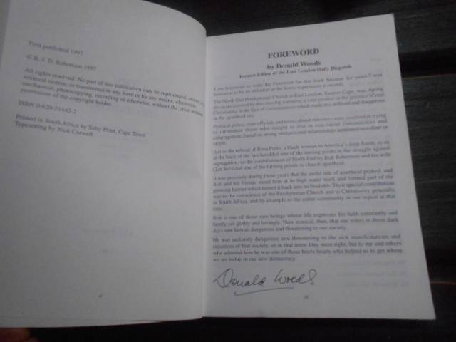 Small Beginning - R Robertson - North-End Presbyterian Church East London 1962-1970