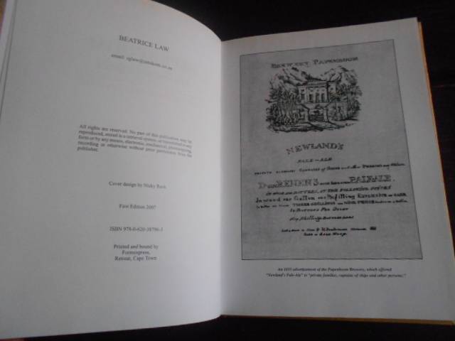 PAPENBOOM IN NEWLANDS - CRADLE OF THE BREWING INDUSTRY - BEATRICE LAW illus.