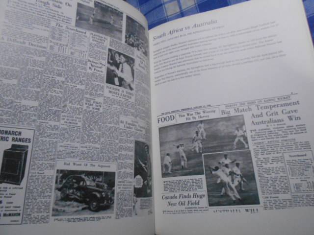 Great Springbok Cricket Tests: 100 Years Headlines, Centenary Scrapbook  C.Greyvenstein large illus