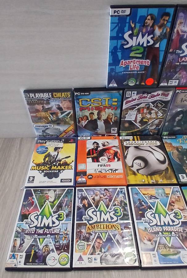 Set of 17 different games