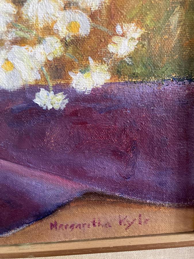 LARGE FRAMED ORIGINAL STILL LIFE OIL PAINTING