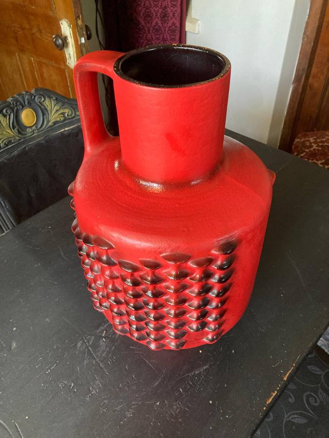 VERY LARGE WEST GERMAN VASE 1950S ( 45CM TALL )