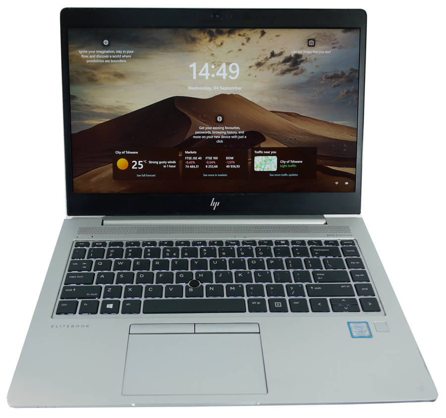 HP EliteBook 840 G5 - Intel Core i7 8550U, 16GB RAM, 477GB SSD Storage, 14-inches(NO CHARGER)