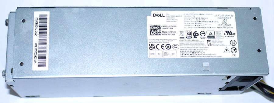 Dell OptiPlex 3060 5060 7060 260W Power Supply H260EBM-00 H7X3F D260E001 01RTKV
