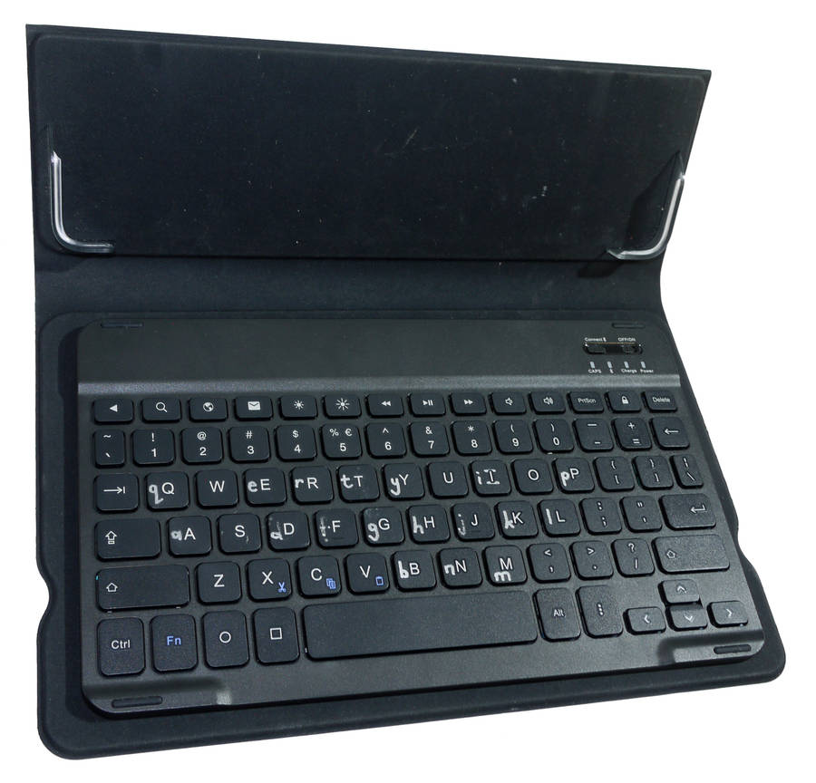 Detachable 3.0 Bluetooth Keyboard(with marks), with tablet case for 10.5 inch Tablet - SEE PICTURES