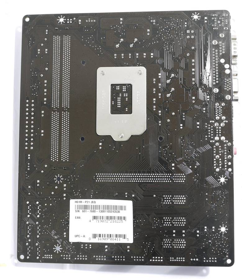 MSI H61M-P21 (B3) - 3rd and 2nd gen Intel CPU, Supports 1600MHz RAM - Motherboard Main board