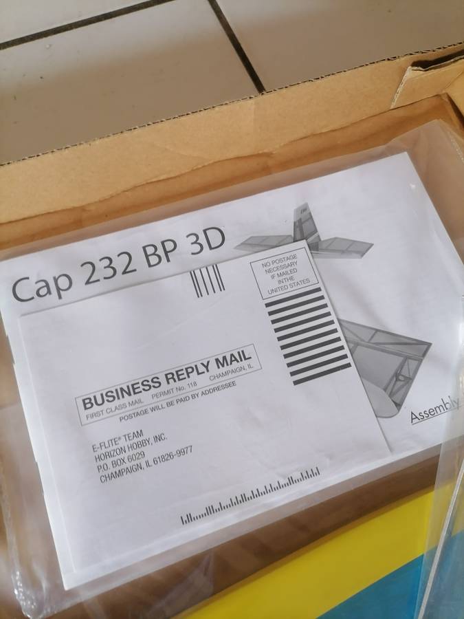 Very Large!! E-flite CAP 232 BP ARF Construction Kit (New in box)