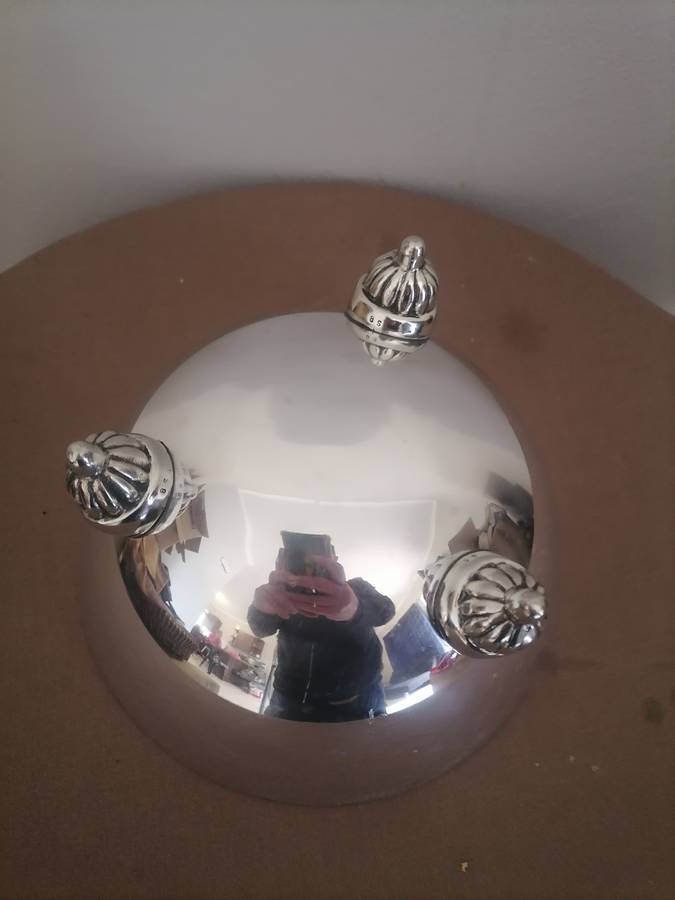 Like Carol Boyce Salad Bowl 20 CM W X 11 CM H - Coaster Holder 11 CM W X 7,5 CM H Metal