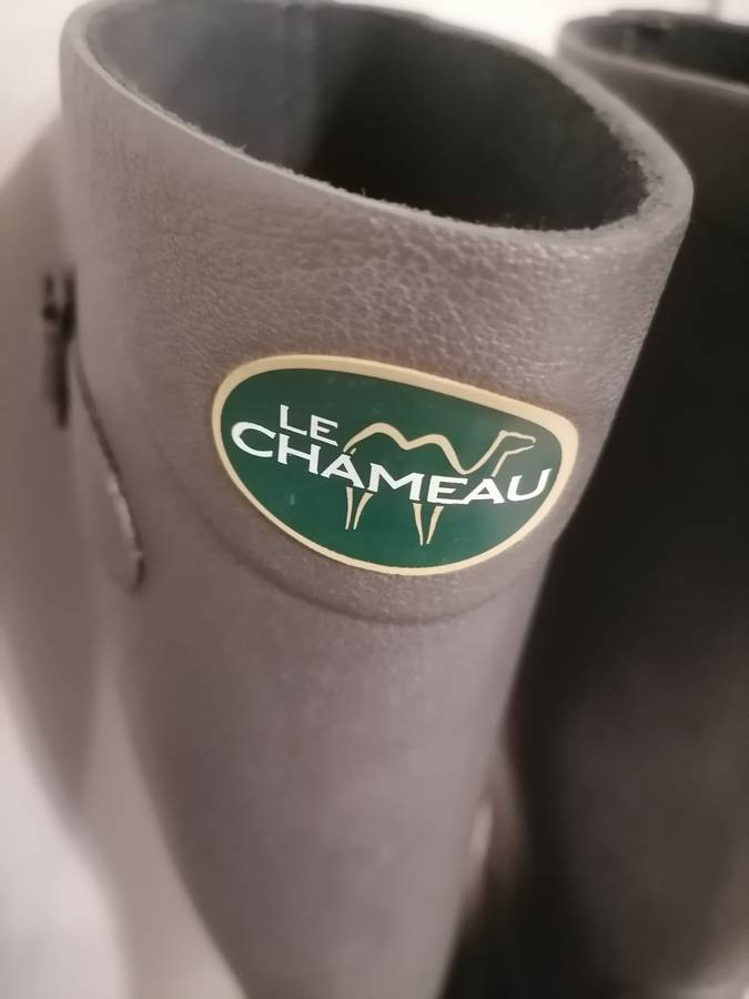 Le Chameau Women's Iris 2 Rubber Boot Platinum - EUR 41 - UK 7 - US 9 WITH TAG