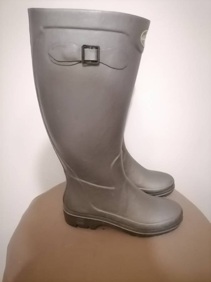 Le Chameau Women's Iris 2 Rubber Boot Platinum - EUR 41 - UK 7 - US 9 WITH TAG