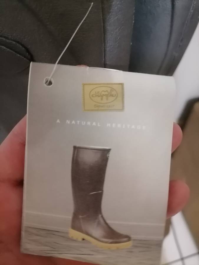 Le Chameau Women's Iris 2 Rubber Boot Platinum - EUR 41 - UK 7 - US 9 WITH TAG