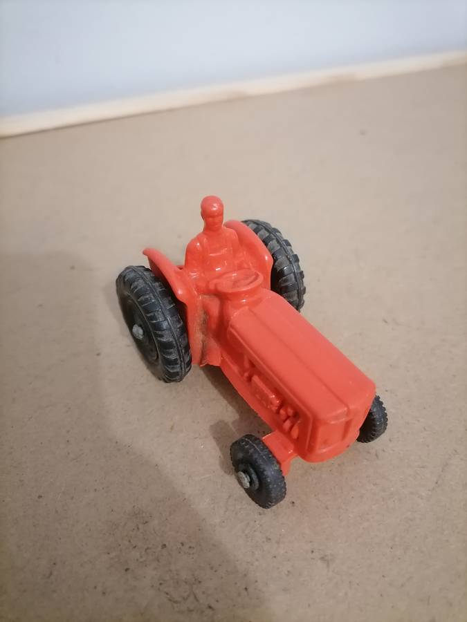 1950s Vintage Tomte Laerdal Stavanger Norway Vintage Toy Tractor Vinyl Rubber 3
