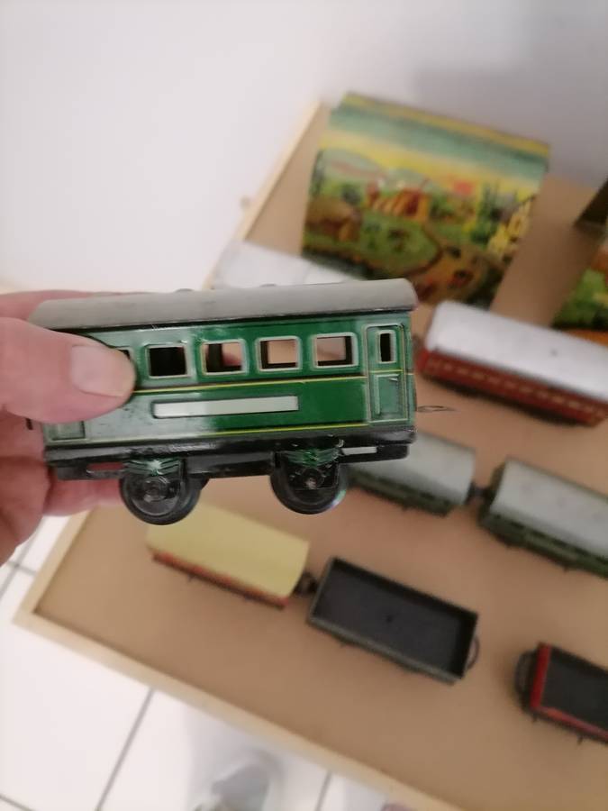 1930's - Vintage Chad Valley Metal Trains, Tunnels, Station and More AMAZING CONDITION
