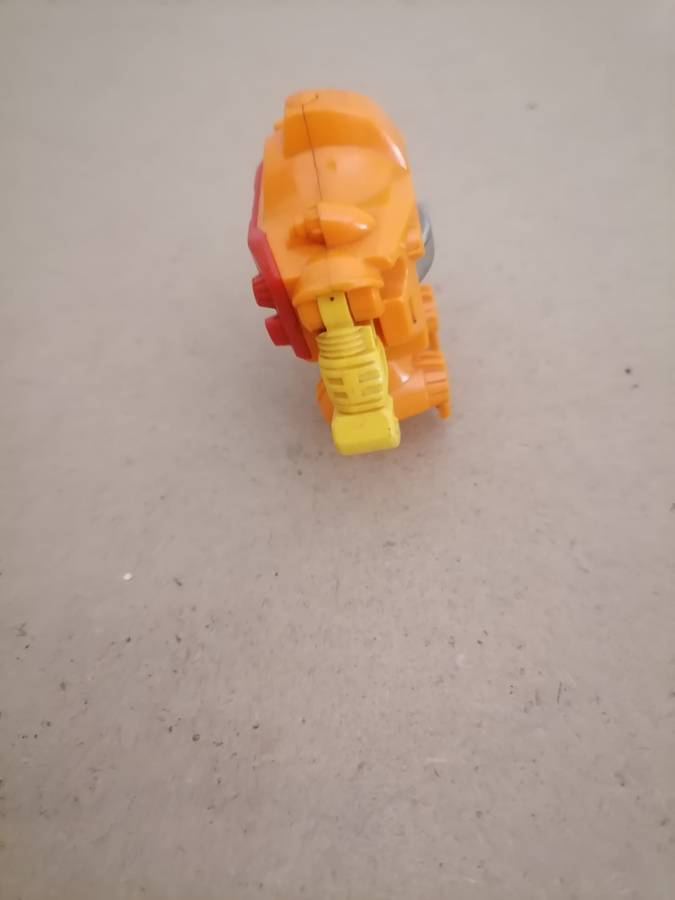 Vintage 1982 Tomy Gyrobot Spinning Orange Made in Japan