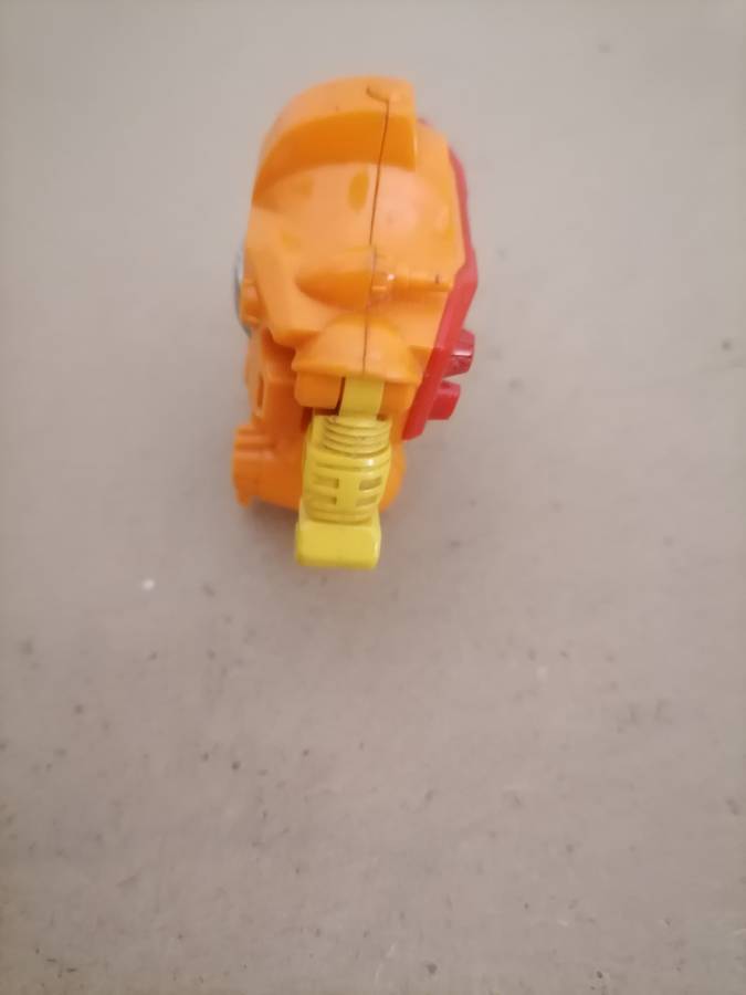 Vintage 1982 Tomy Gyrobot Spinning Orange Made in Japan