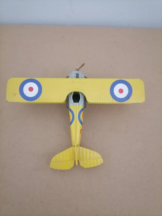 NEWRAY SPAD S.VII BI-PLANE WWI MODEL ASSEMBLED - Die Cast - 22 CM WING SPAN - 17 CM LENGTH