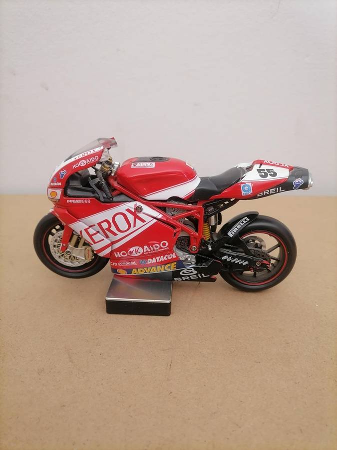 2007 New-Ray Lorenzo Lanzi MOTO GP Ducati 999 F07 WSB 2007 1/12 Missing Kickstand! - Die Cast