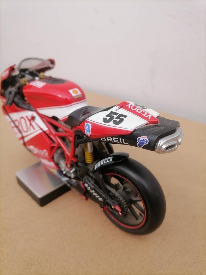 2007 New-Ray Lorenzo Lanzi MOTO GP Ducati 999 F07 WSB 2007 1/12 Missing Kickstand! - Die Cast