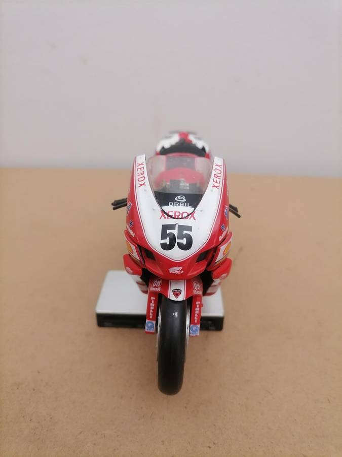 2007 New-Ray Lorenzo Lanzi MOTO GP Ducati 999 F07 WSB 2007 1/12 Missing Kickstand! - Die Cast