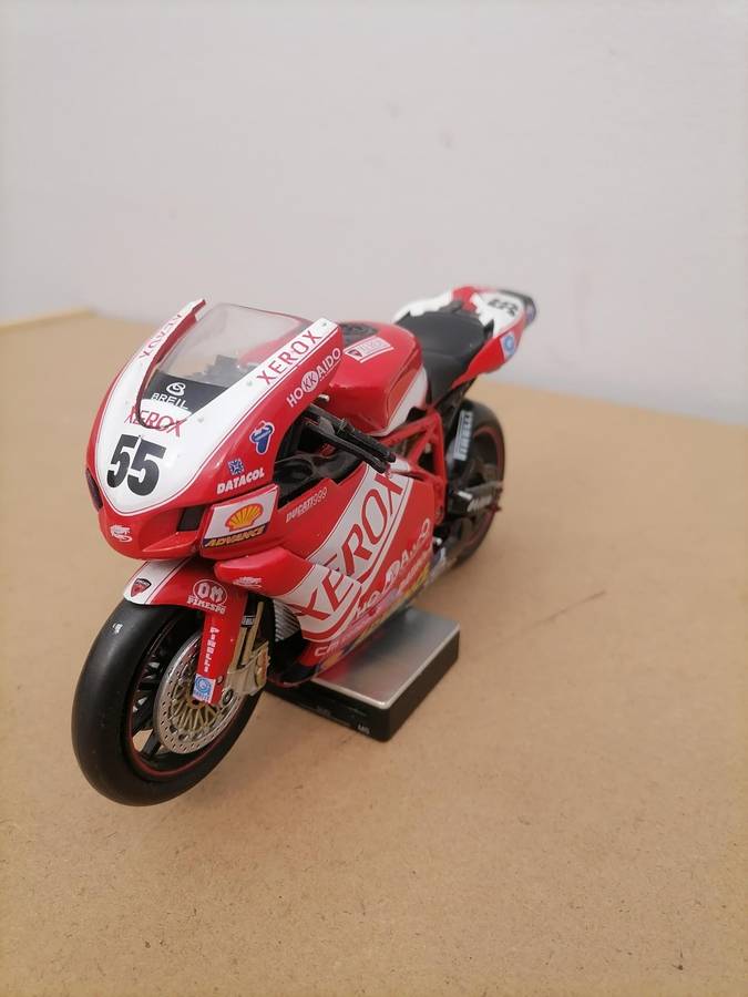 2007 New-Ray Lorenzo Lanzi MOTO GP Ducati 999 F07 WSB 2007 1/12 Missing Kickstand! - Die Cast