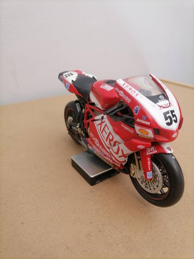 2007 New-Ray Lorenzo Lanzi MOTO GP Ducati 999 F07 WSB 2007 1/12 Missing Kickstand! - Die Cast