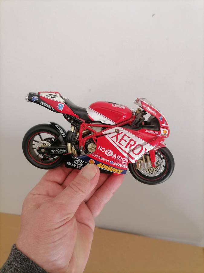 2007 New-Ray Lorenzo Lanzi MOTO GP Ducati 999 F07 WSB 2007 1/12 Missing Kickstand! - Die Cast