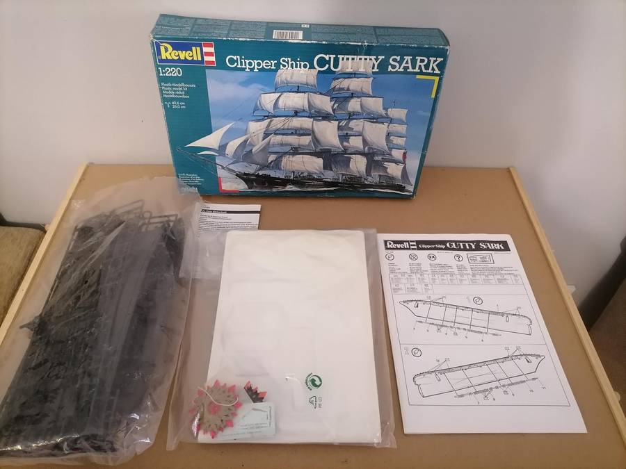 Vintage Revell 1:220 Clipper Ship Cutty Sark