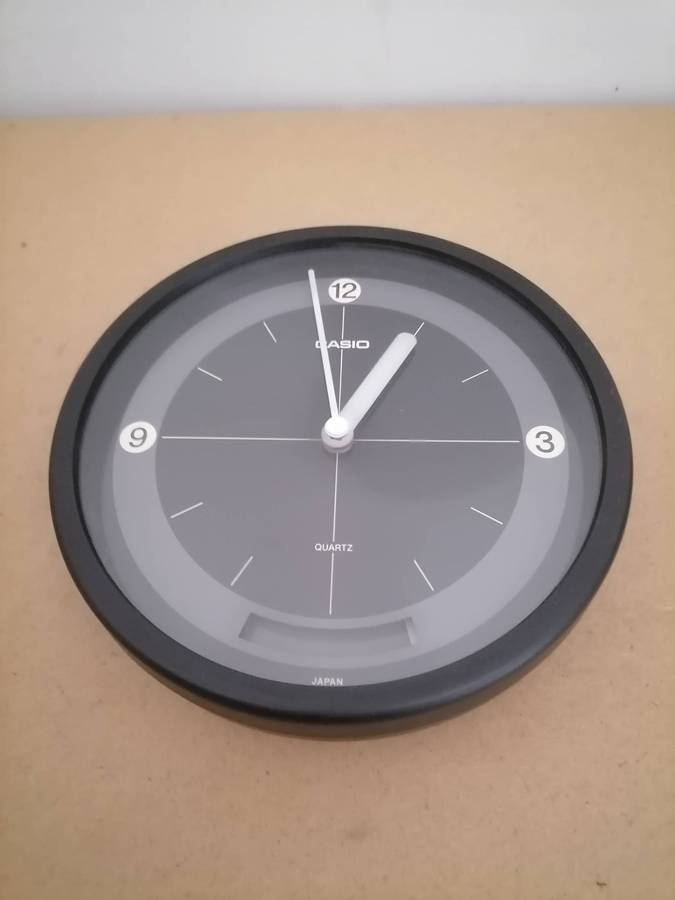 Casio analog wall clock, IQ series - 100% WORKING AMAZING - MADE IN JAPAN