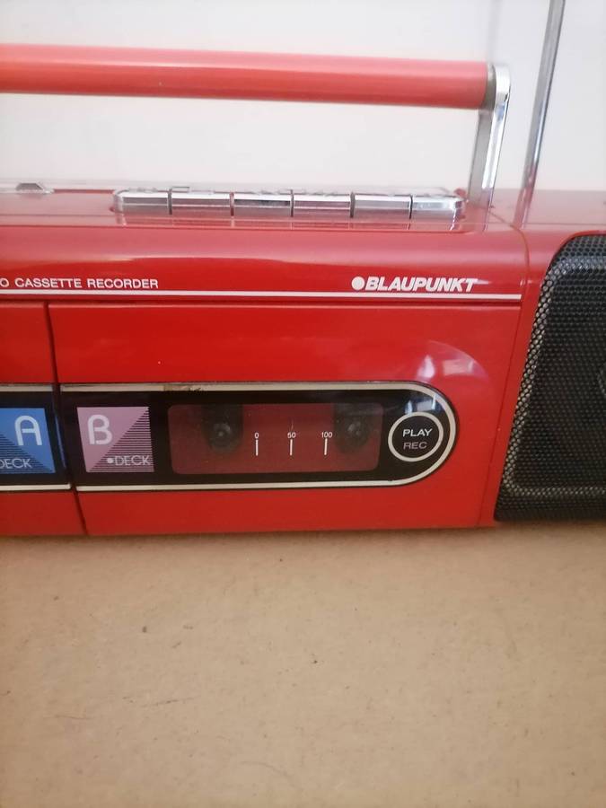 1980's - VINTAGE BLAUPUNKT Model SRT-2000W TWIN DECK STEREO RADIO Cassette - 100% WORKING